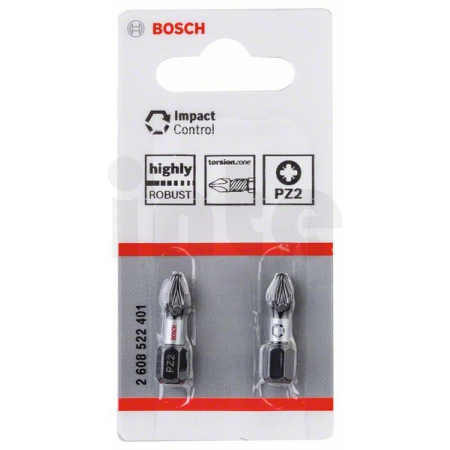 BOSCH Nástavec Impact Control 25 mm, 2×PZ2 2608522401