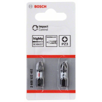BOSCH Nástavec Impact Control 25 mm, 2×PZ3 2608522402