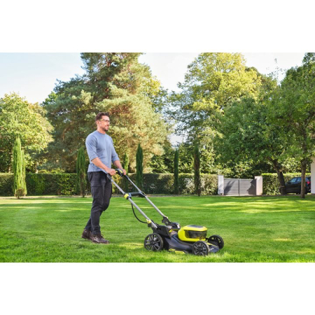 RYOBI RY18LMX46A-0 18V ONE+ Akumulátorová sekačka na trávu, šířka záběru 46 cm  5133005789