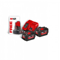 MILWAUKEE M18HNRG-122 - M18™ HIGH OUTPUT™ sada akumulátorů a nabíječky 4933464261