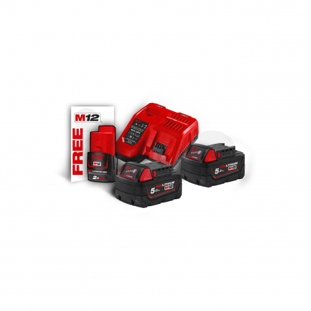 MILWAUKEE M18NRG-502 - M18™ NRG sada 4933459217