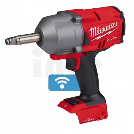 MILWAUKEE M18ONEFHIWF12E-0X - M18 FUEL™ ONE-KEY™ ½″ rázový utahovák s pojistným kroužem a prodlouženým vřetenem 4933478405