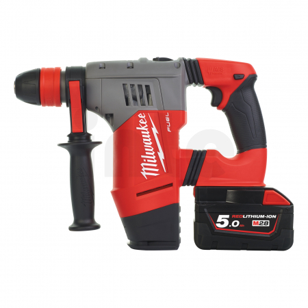 MILWAUKEE M28CHPX-502C - M28 FUEL™ 4-režimové kladivo SDS-plus se sklíčidlem FIXTEC™ 4933448010