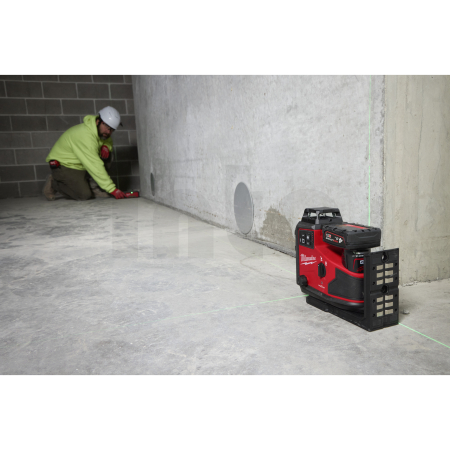 MILWAUKEE M12 A3PLO-0C zelený laser s automatickým zarovnáním 360° ve 3 rovinách 4933499001