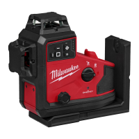 MILWAUKEE M12 A3PLO-0C zelený laser s automatickým zarovnáním 360° ve 3 rovinách 4933499001