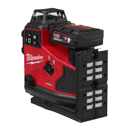 MILWAUKEE M12 A3PLO-401C zelený laser s automatickým zarovnáním 360° ve 3 rovinách 4933499002