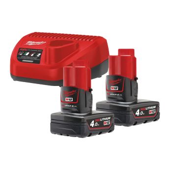 MILWAUKEE M12™ sada akumulátorů a nabíječky 4933459211
