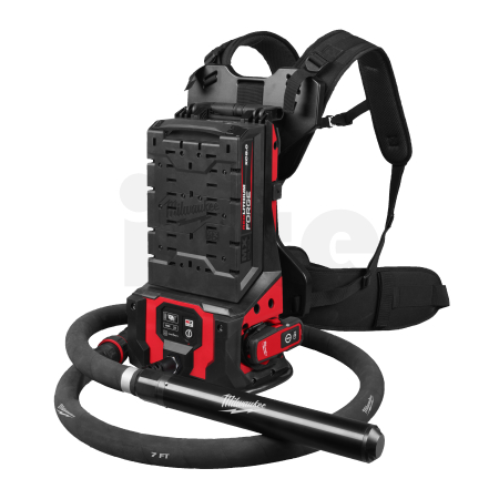 MILWAUKEE MXFCVHF-802 FUEL vysokofrekvenční vibrátor na beton, 2x Aku MXF XC608 + MXF SC 4933498133