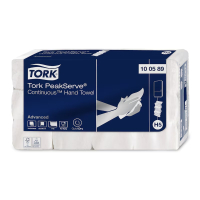 Tork PeakServe navazující papírové ručníky, H5, 1 vrstva, 12 x 270 ks, 3240 útržků, 100589