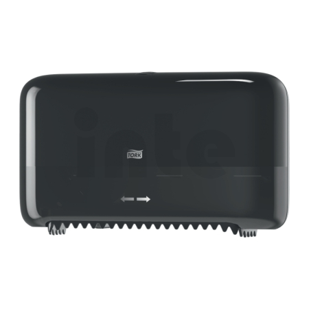 Tork Mid-size Twin zásobník na bezdutinkový toaletní papír, černý, T7, 558048