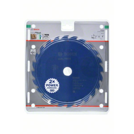 BOSCH Pilový kotouč Expert for Wood pro akumulátorové pily 254×2,1/1,6×30 T24 2608644524