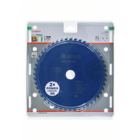 BOSCH Pilový kotouč Expert for Wood pro akumulátorové pily 250×2,1/1,6×30 T48 2608644523