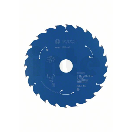 BOSCH Pilový kotouč Expert for Wood pro akumulátorové pily 190×1,5/1×30 T24 2608644513