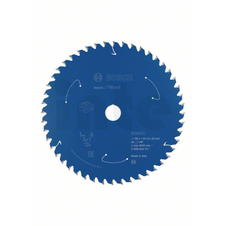 BOSCH Pilový kotouč Expert for Wood pro akumulátorové pily 184×1,6/1×20 T48 2608644511