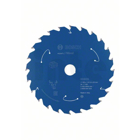 BOSCH Pilový kotouč Expert for Wood pro akumulátorové pily 160×1,5/1×20 T24 2608644503
