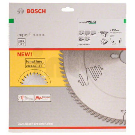 BOSCH Pilový kotouč Expert for Wood 2608642502