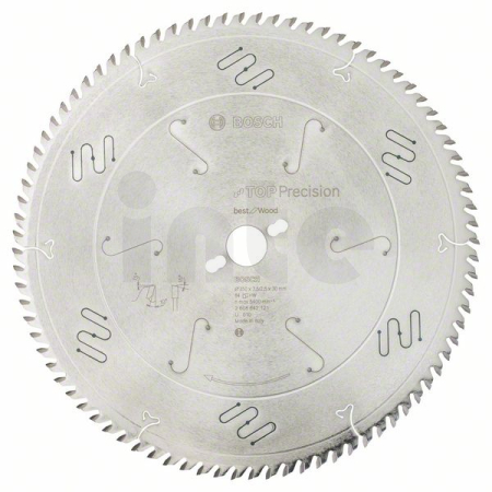 BOSCH Pilový kotouč do okružních pil Top Precision Best for Wood 2608642121