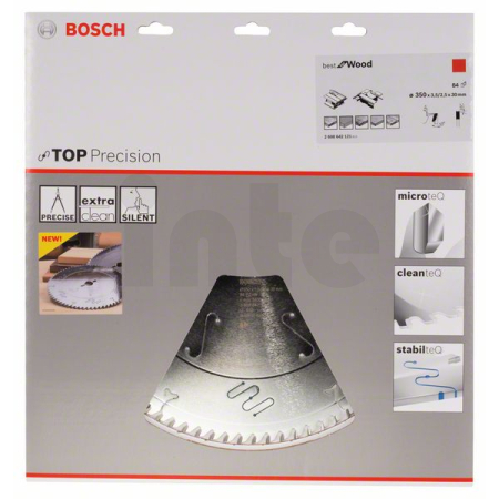 BOSCH Pilový kotouč do okružních pil Top Precision Best for Wood 2608642121