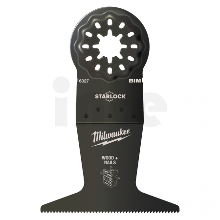 MILWAUKEE Bimetalový nůž 65 mm pro ponorné řezy do dřeva s hřebíky zaručuje dlouhou životnost 48906027
