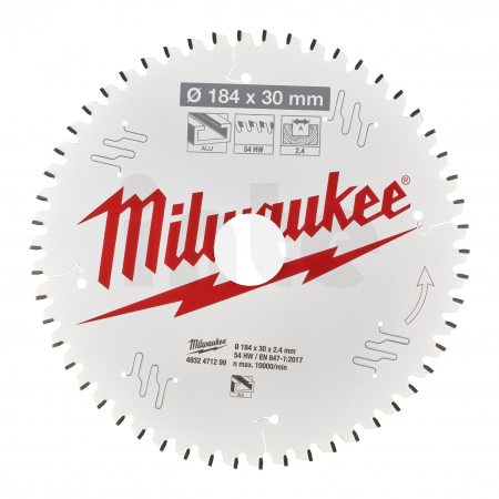 MILWAUKEE CSB P Alu184 x 30 x 2.4 x 54TF neg 4932471299