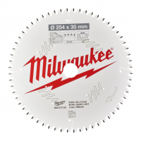 MILWAUKEE Pilový kotouč dřevo 254X30X3.0X60ATB NEG. 4932471320