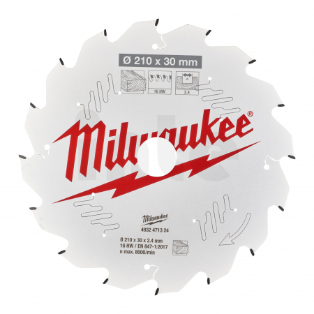 MILWAUKEE CSB MS W 210 x 30 x 2.4 x 16ATB 4932471324