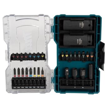 Makita - sada bitů 1/4" a šroubovacích nástavců 30 ks v plastové krabičce E-07060