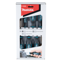 Makita - sada šroubováků 6 ks (4 ks SL+2 ks PH+2 ks PZ) E-10528