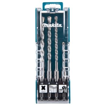 Makita - sada vrtáků SDS-Plus 4 ks v plastové krabičce D-74136