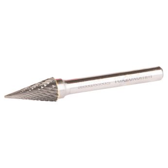 Makita - brusné frézy 10x20x6 jehlan dělené ostří kov, nerez B-52847