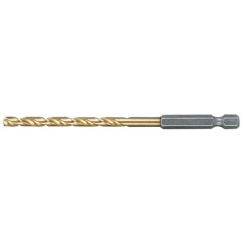 Makita - vrták do kovu HSS-TiN 8x75/115mm, stopka HEX 1/4" D-15827