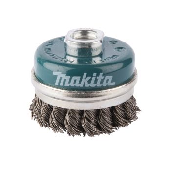 Makita - miskovitý kartáč z ocelového drátu,splétaný drát 0,5mm,60mm D-24153