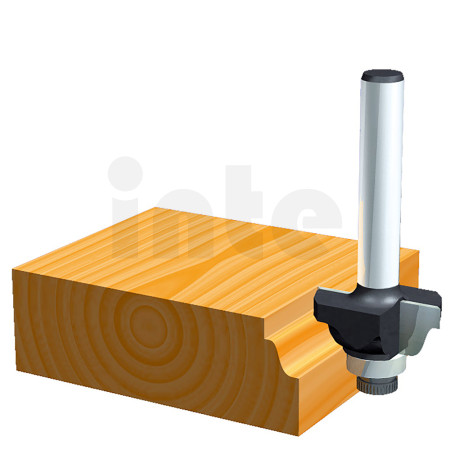 Makita - Profilová fréza s ložiskemstopka 8 mm,38,1x17,5x60 mm D-48767