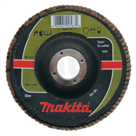 Makita - kotouč lamelový 125x22.23mm K80 Korund P-65193