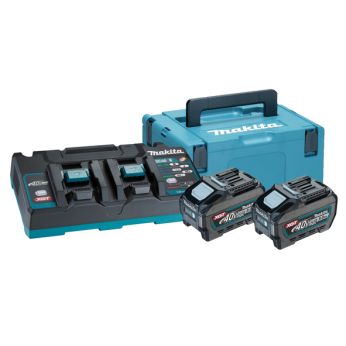 Makita - sada Li-ion XGT 40V 2xBL4050F+DC40RB+Makpac 191U13-9