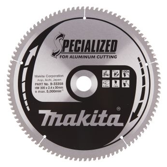 Makita - kotouč pilový hliník SPECIALIZED 305x2.4x30mm 100Z = old B-09684 B-33358