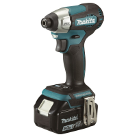 Makita - Aku rázový šroubovák 1/4" Li-ion LXT 18V/5,0Ah, Makpac DTD157RTJ
