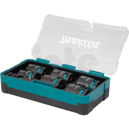 Makita - sada nástrčných klíčů čtyřhran 1/2" IMPACT BLACK 7 ks v plastové krabičce E-16592