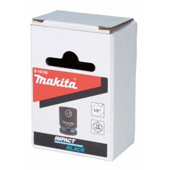 Makita - klíč nástrčný 1/2", čtyřhran, IMPACT BLACK, 19mm E-16156