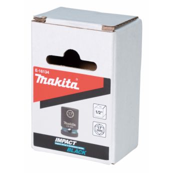 Makita - klíč nástrčný 1/2", čtyřhran, IMPACT BLACK, 17mm = old B-40141 E-16134