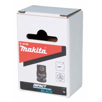 Makita - klíč nástrčný 1/2", čtyřhran, IMPACT BLACK, 14mm E-16106