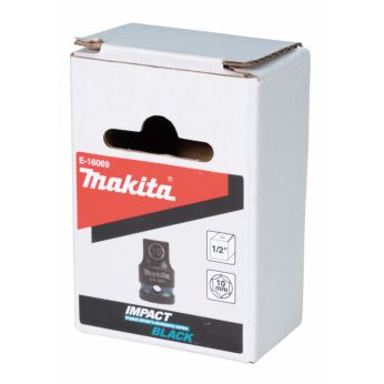 Makita - klíč nástrčný 1/2", čtyřhran, IMPACT BLACK, 10mm E-16069