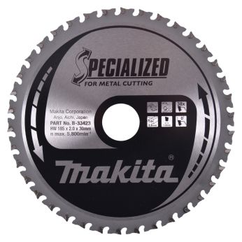 Makita - kotouč pilový ocel SPECIALIZED 185x2x30mm 38Z = old B-09759 B-33423