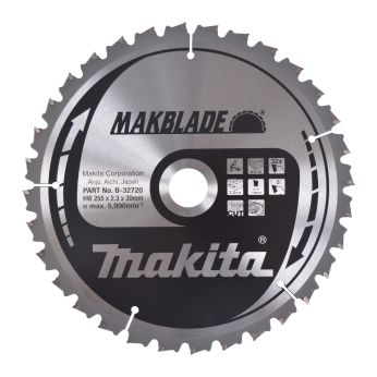 Makita - kotouč pilový dřevo MAKBLADE 255x2.3x30mm 32Z = old B-08925 B-32720