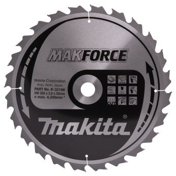 Makita - kotouč pilový dřevo MAKFORCE 355x3x30mm 24Z = old B-08274 B-32188