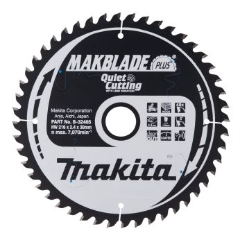 Makita - kotouč pilový dřevo MAKBLADEplus 216x2.4x30mm 48Z = old B-08632 B-32465