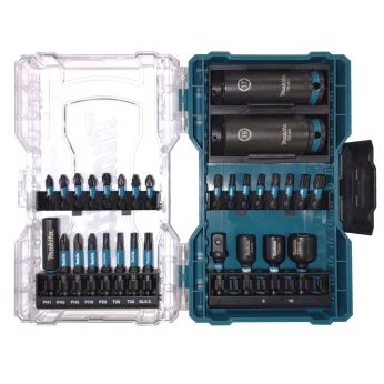 Makita - sada torzních bitů 1/4" IMPACT BLACK 30 ks v plastové krabičce E-22903