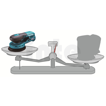 Makita - Aku excentrická bruska s regulací 125mm Li-ion XGT 40V,bez aku   Z BO003CGZ