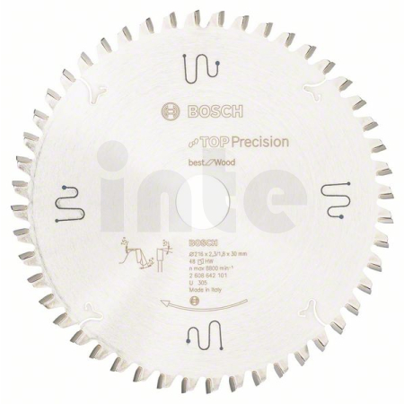 BOSCH Pilový kotouč do okružních pil Top Precision Best for Wood 2608642101
