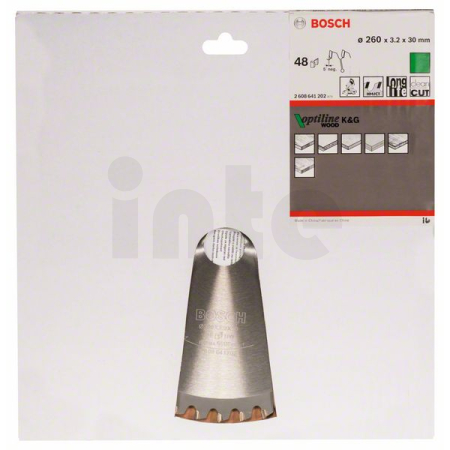BOSCH Pilový kotouč Optiline Wood 2608641202
